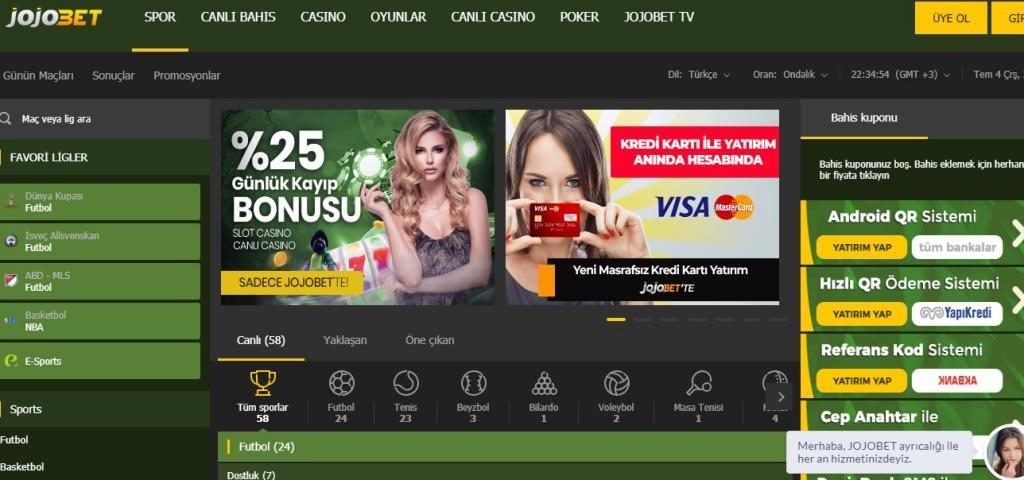 Jojobet mobil turk