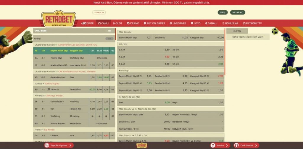 Retrobet TV turk