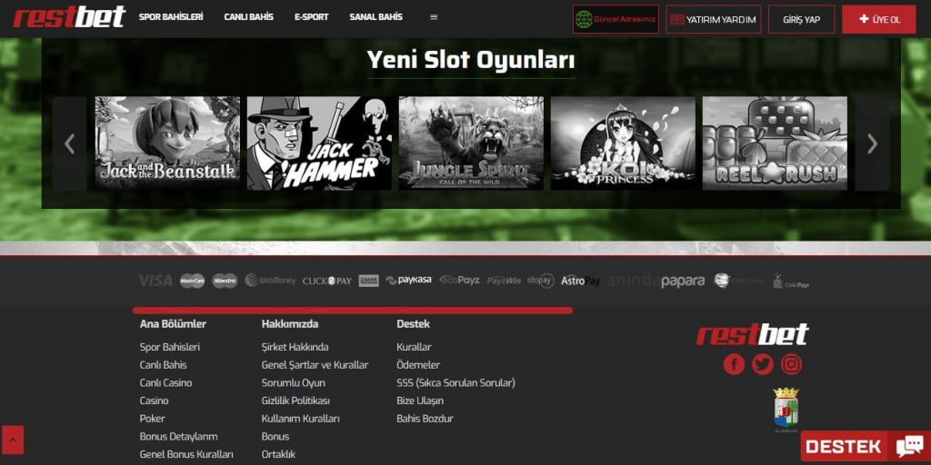 Restbet Canli bahis turkiye