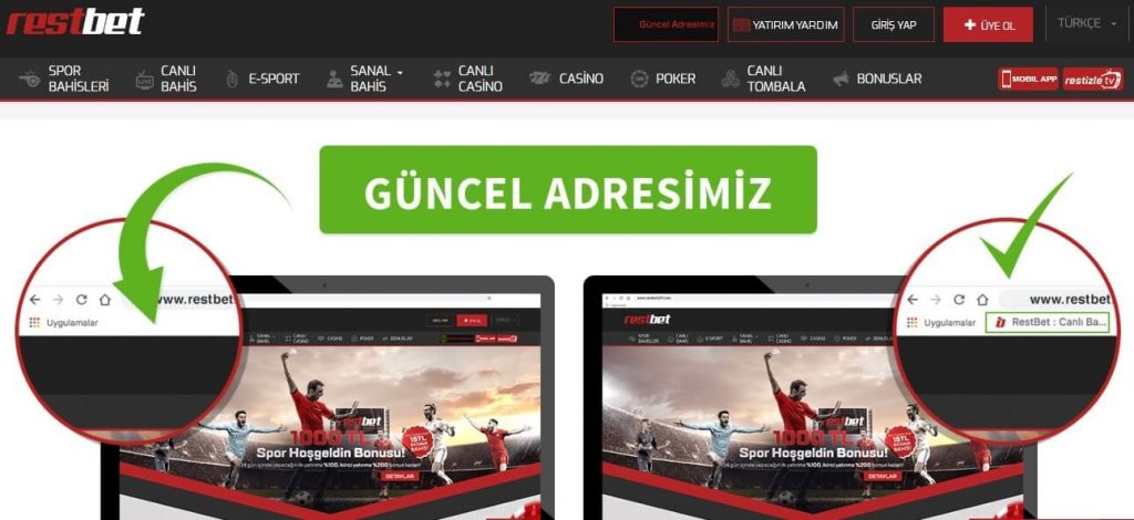 Restbet Güncel adresi turkiye