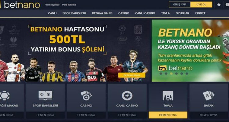 Betnano Bahis turkiye