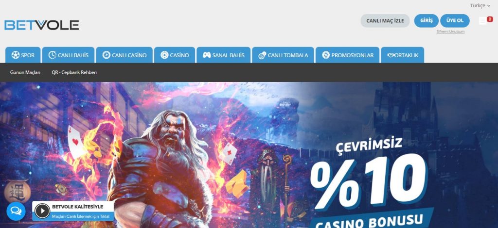 Betvole Kayıt