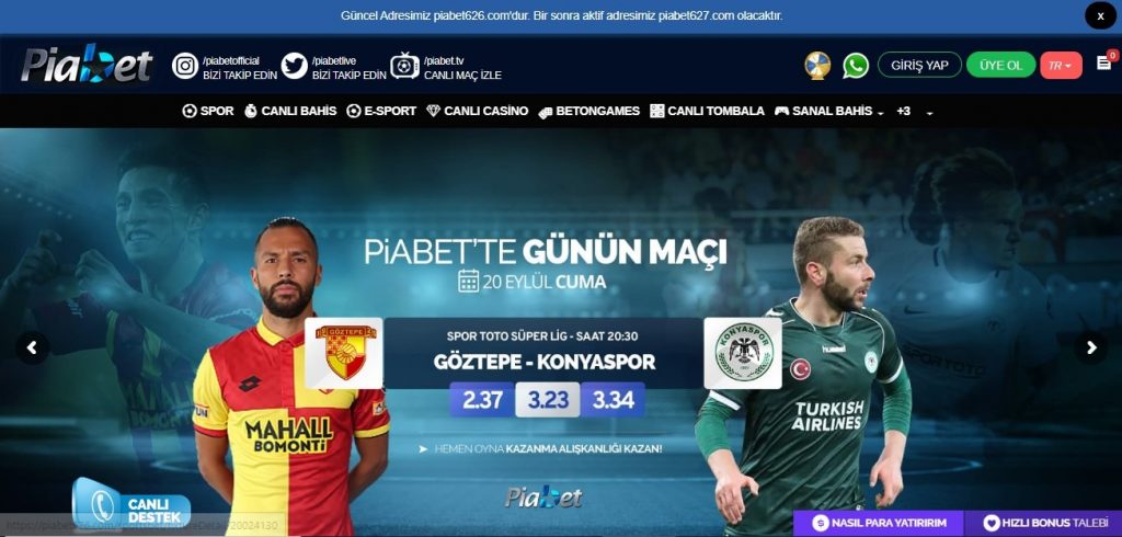 Piabet Giriş turkiye
