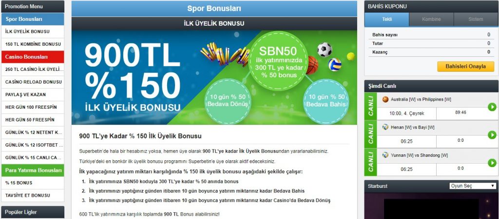 Superbetin Bahis turk