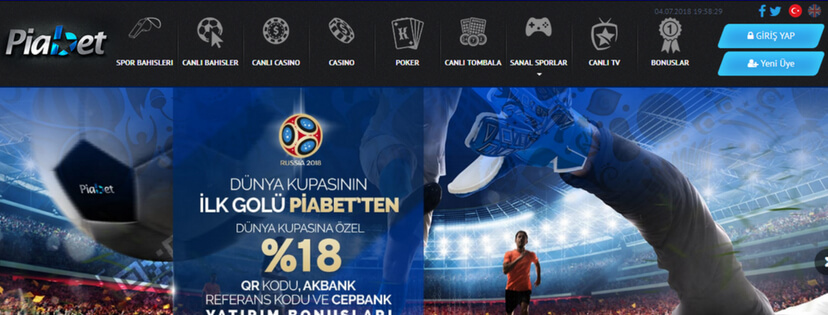 Piabet Mobil turkiye