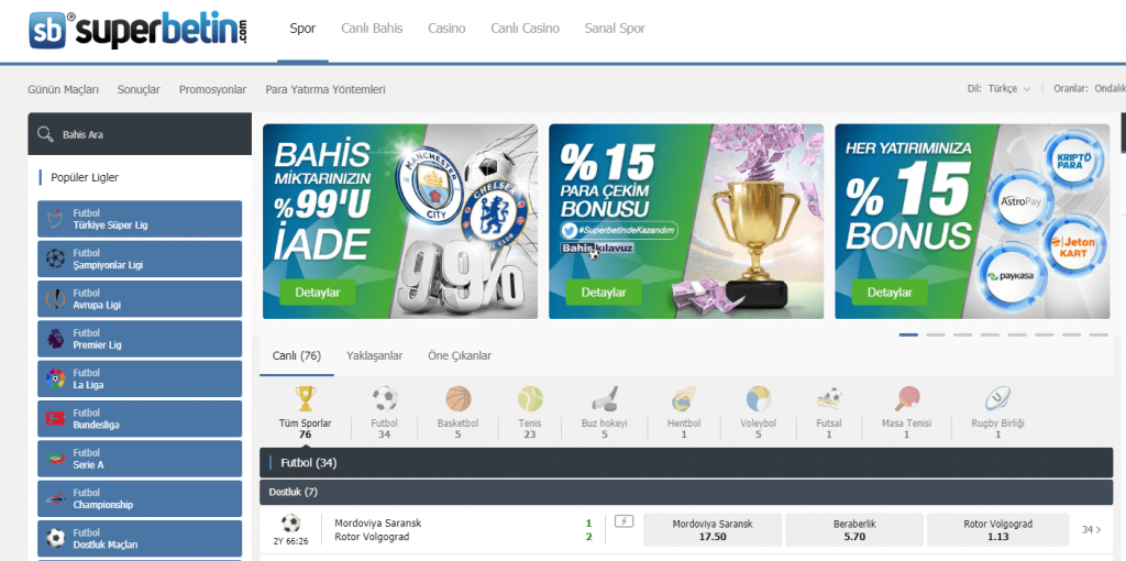 Superbetin Mobil turkiye