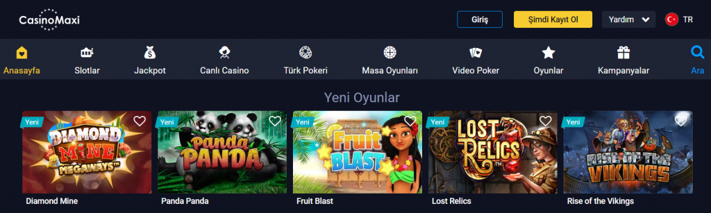 Casinomaxi Giriş turkiue