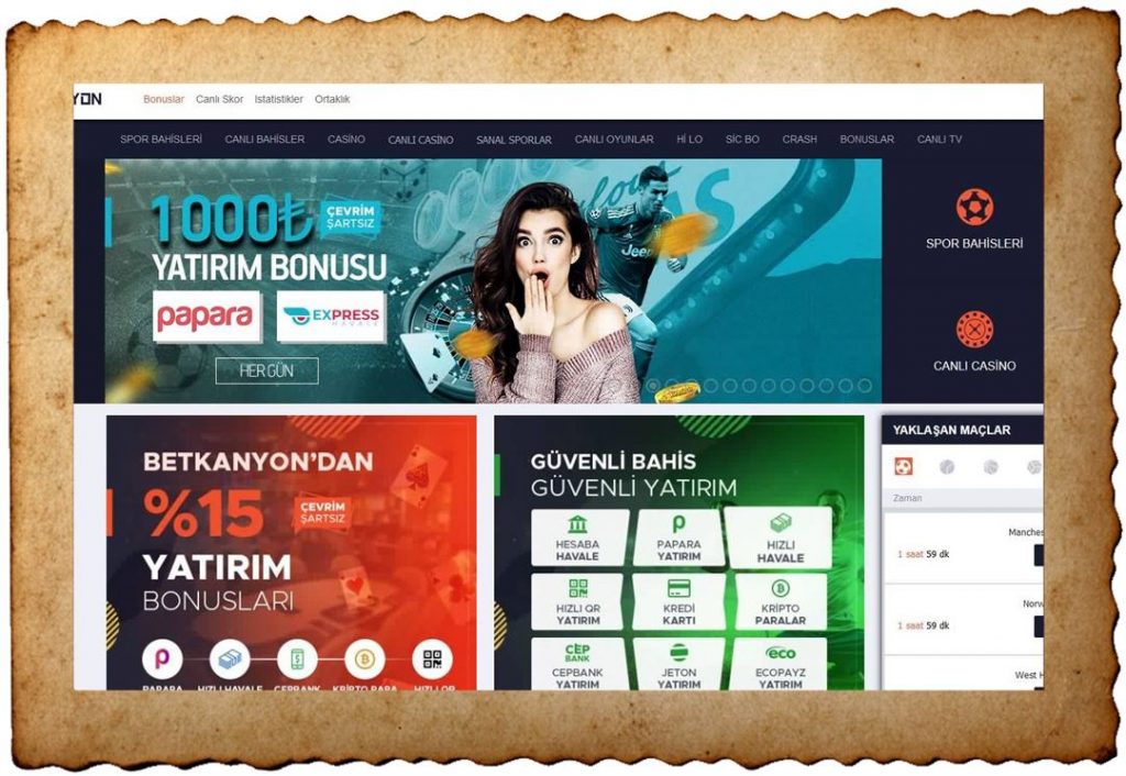 Betkanyon Canlı Bahis turk