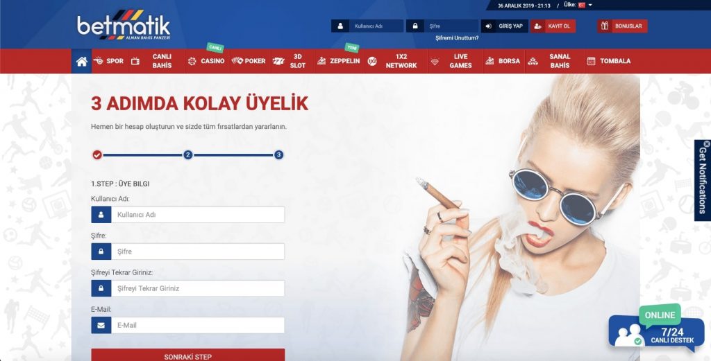 Betmatik Giriş