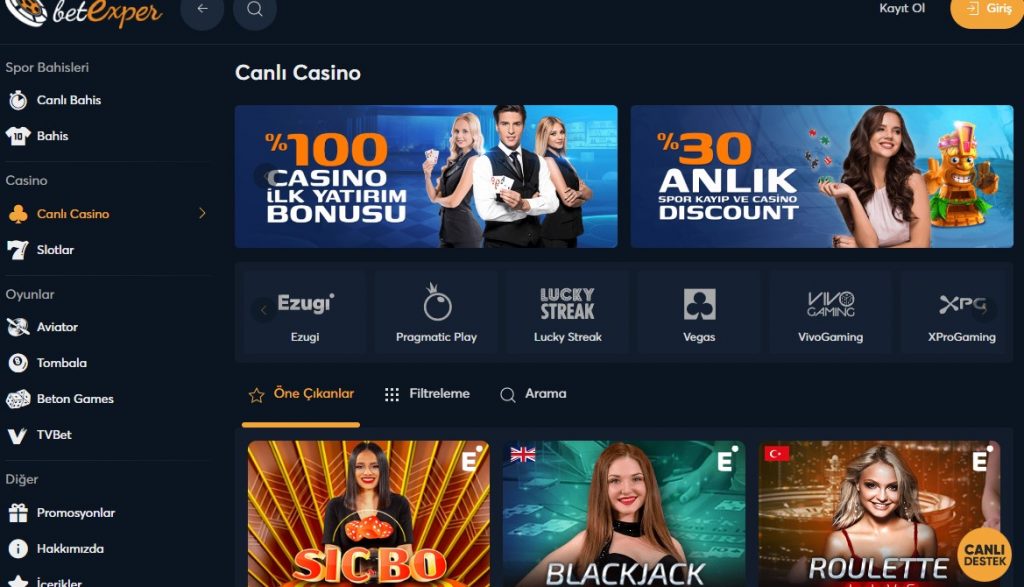 Betexper Canlı Bahis turk