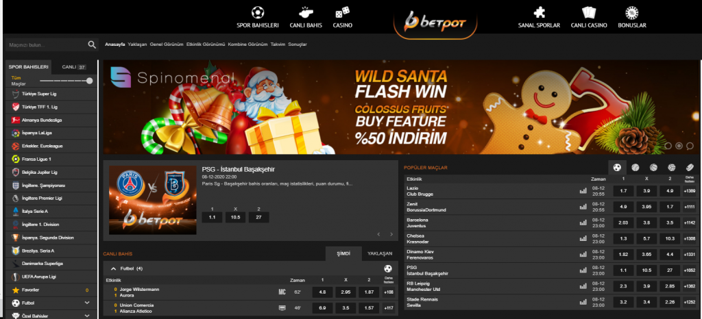 Betpot Canlı Bahis turk