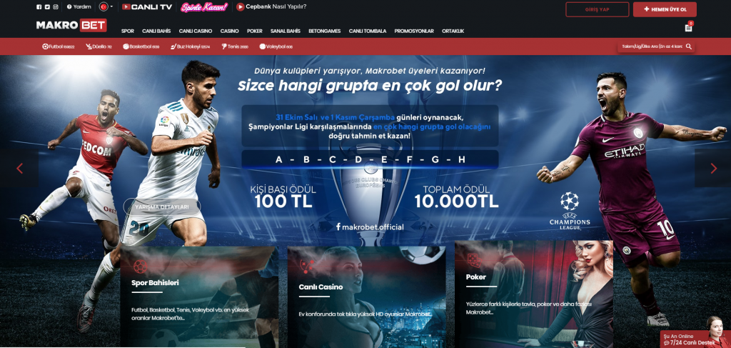 Makrobet Kayıt