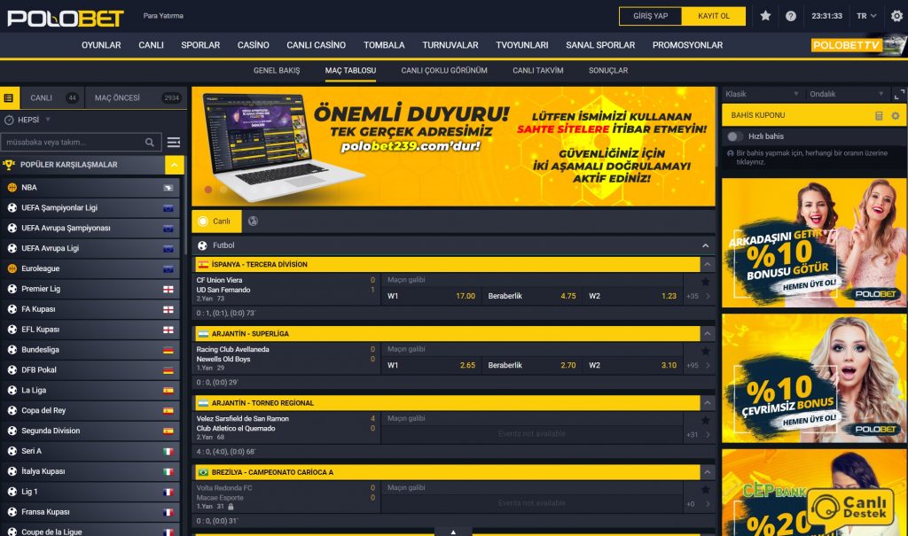 Polobet Mobil turk